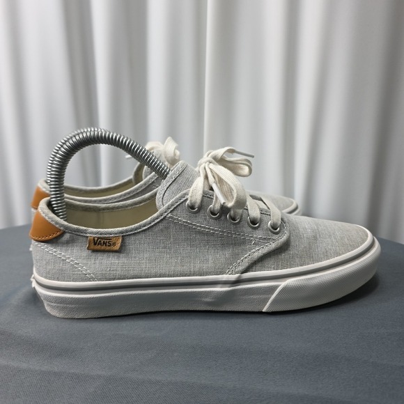Vans Camden Deluxe Light Gray Woman's Sneakers Shoes Size 7 - Picture 3 of 7